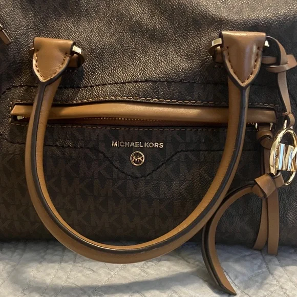 Michael Kors Brown and Tan Satchel - Picture 2 of 8